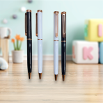 Gold Detaylı Metal Tükenmez Kalem | Premium Kurumsal Hediye