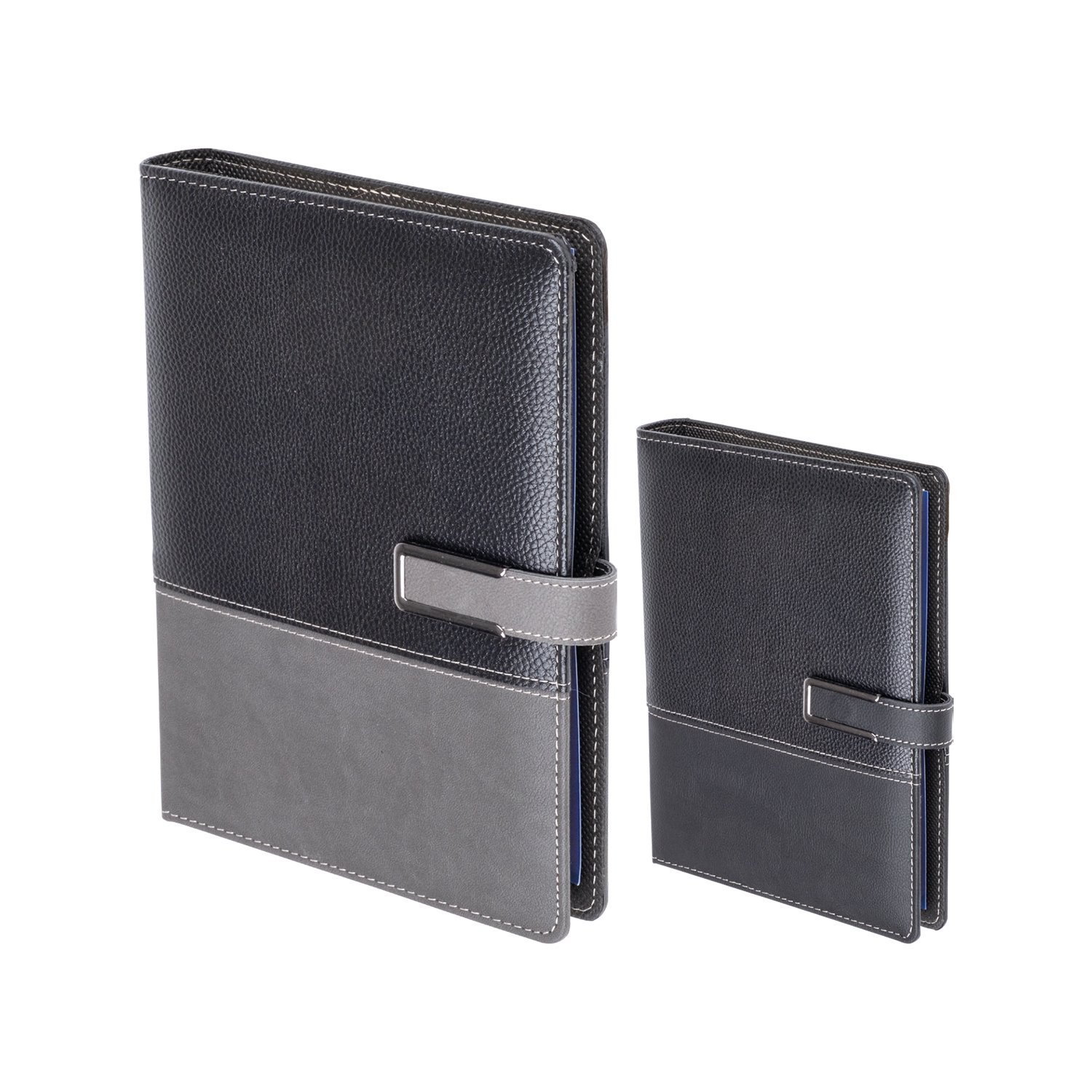 1qm6x5lgl99h85jy71eb Çift Renkli Deri Ajanda | Mekanizmalı ve Metal Tokalı | UV ve Serigrafi Baskı Uyumlu - Görsel 1