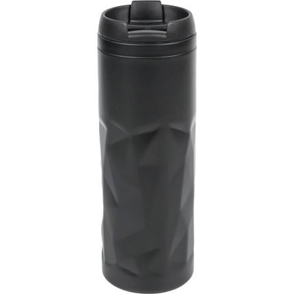 Geometrik Desenli Termos Bardak 500 ml – Promosyon Flip Kapaklı Termos