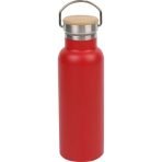 Bambu Kapaklı Termos Matara 500 ml Kulplu – Promosyon Vakumlu Matara - Görsel 3