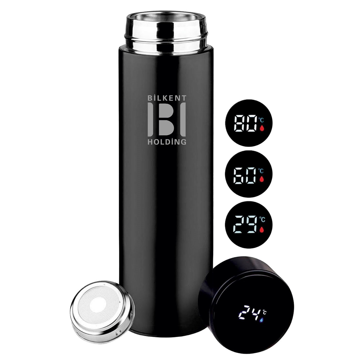 3prbfnecb9ci483prnnw LED Ekranlı Termos Matara 500 ml – Promosyon Akıllı Vakumlu Matara - Görsel 1