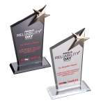 Asimetrik Kesim Kristal Ödüller | Yıldız Figürlü Tasarım