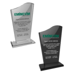 Dalga Kesim Kristal Ödül | Özel Üretim Başarı Plaketi