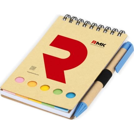 Geri Dönüşümlü Spiralli Not Defteri Seti | Kraft Kapaklı Sürdürülebilir Promosyon