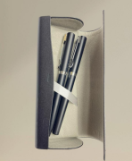 Deri Kapaklı İkili Kalem Seti | Lazer Baskılı & Mıknatıslı Özel Tasarım Koruma Kılıflı