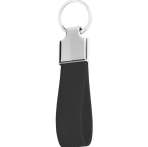 Deri Askılı Minimalist Metal Anahtarlık - Görsel 4