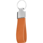 Deri Askılı Minimalist Metal Anahtarlık - Görsel 2