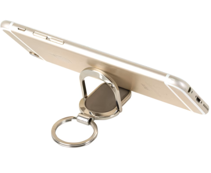 Katlanabilir Telefon Standlı Metal Anahtarlık | Lazer Baskılı Fonksiyonel Promosyon