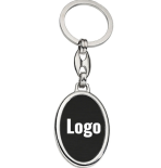 Oval Metal Anahtarlık | Lazer, UV ve Tampon Baskı Uyumlu Tek Yön Promosyon