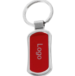 Kavisli Metal Anahtarlık | Lazer, UV ve Tampon Baskı Uyumlu Promosyon