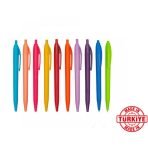 Renkli Plastik Promosyon Kalem | UV & Tampon Baskılı Yerli Üretim Kalem