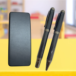 Karbon Desenli Lüks Kalem Seti | VIP Kurumsal Hediye ve Logolu Promosyon