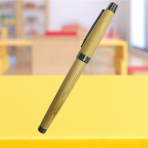 Doğal Bambu Ahşap Roller Kalem Seti | VIP Kurumsal Hediye ve Çevre Dostu Promosyon - Görsel 3