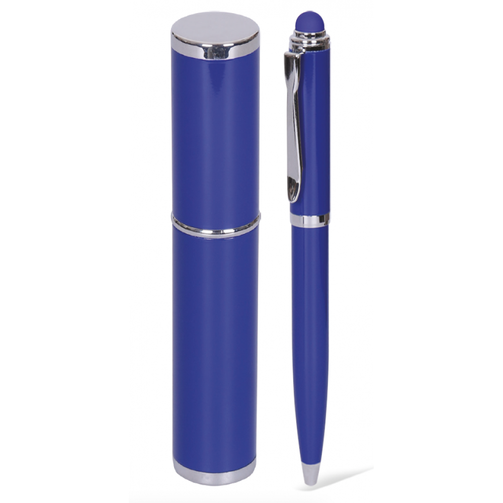 large_kalem-seti-3611 (3) Touch Pen Özellikli Metal Kalem & Özel Silindirik Kutu Seti | Lazer Baskılı Fonksiyonel Kurumsal Hediye - Görsel 1
