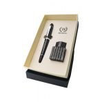 Bradley Lüks Dolma Kalem & Mürekkep Seti | Lazer Baskılı VIP Kurumsal Hediye Kutusu