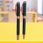 Bradley VIP Üçlü Yazım Takımı | Dolma & Tükenmez Kalem + Mürekkep | Lazer Baskılı Lüks Hediye Seti - Görsel 3