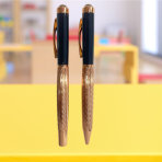 Bradley VIP Üçlü Kalem Seti | Dolma & Tükenmez Kalem + Mürekkep | Lazer Baskılı Prestij Hediye - Görsel 2