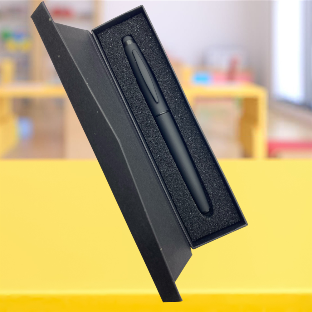 large_kutulu-roller-tekli-kalem-seti-1843 Minimalist Tasarım Premium Roller Kalem | Lazer Baskılı & Özel Sünger Yataklı VIP Kutu - Görsel 1