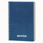Dikişli Spiralli Defter | Tarihsiz Kurumsal Ajanda - Görsel 2