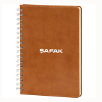 Dikişli Spiralli Defter | Tarihsiz Kurumsal Ajanda - Görsel 3