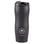 Dalgalı Desenli Termos Bardak 450 ml – Promosyon Flip Kapaklı Çelik Mug