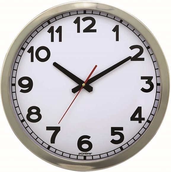 ukk5vf74vjcdjxx5iw1x Logolu Çelik Duvar Saati - Görsel 1