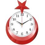 Ay-Yıldız Formlu Duvar Saati | Bayrak Temalı ve Prestijli Ofis Saati - Görsel 2