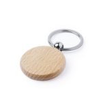 Yuvarlak Bambu Anahtarlık | UV & Tampon Baskıya Uygun Doğal Promosyon Ürünü