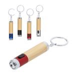 LED Fenerli Bambu Anahtarlık | UV & Tampon Baskıya Uygun Promosyon Ürünü