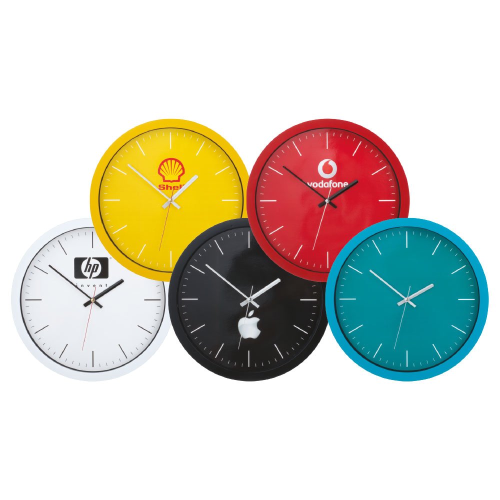 v_3218-r_renkli-kadran-plastik-duvar-saati_cG6LF Renkli Metalize Duvar Saati - Görsel 1