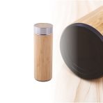 Bambu Kapaklı Filtreli Termos Matara 500 ml – Promosyon Vakumlu Matara - Görsel 2