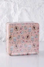 3'lü Set Vintage Portre ve Nostalji Temalı Metal Teneke Kutu | Dekoratif Saklama Seti - Görsel 2