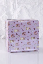 3'lü Set Gökyüzü ve Uçan Balon Temalı Kare Metal Teneke Kutu - Görsel 2