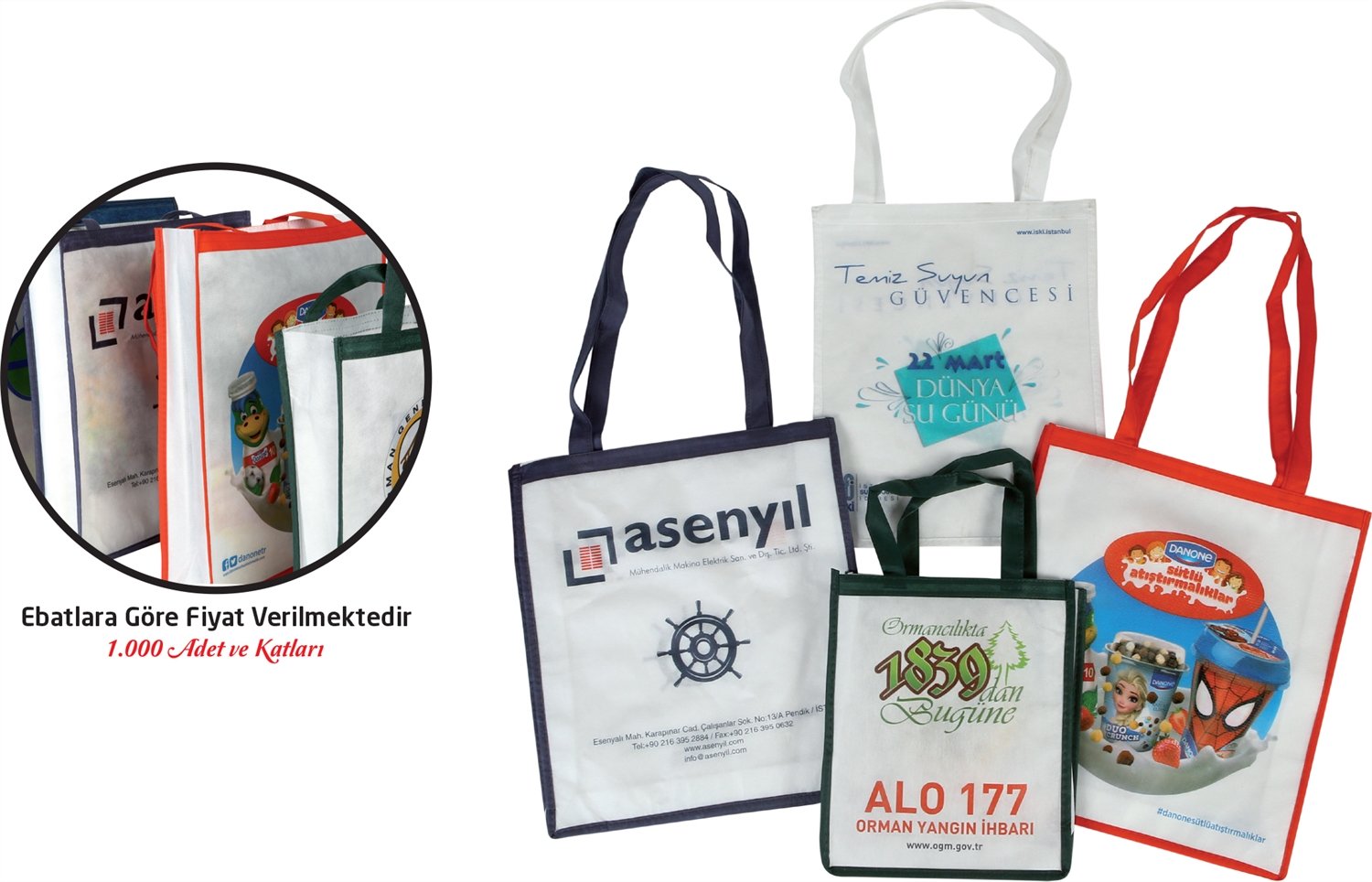 2qyi58a647i2km1xb1sx Özel Üretim Tela Bez Çanta | Renkli Biye Detaylı Promosyon Market Çantası - Görsel 1