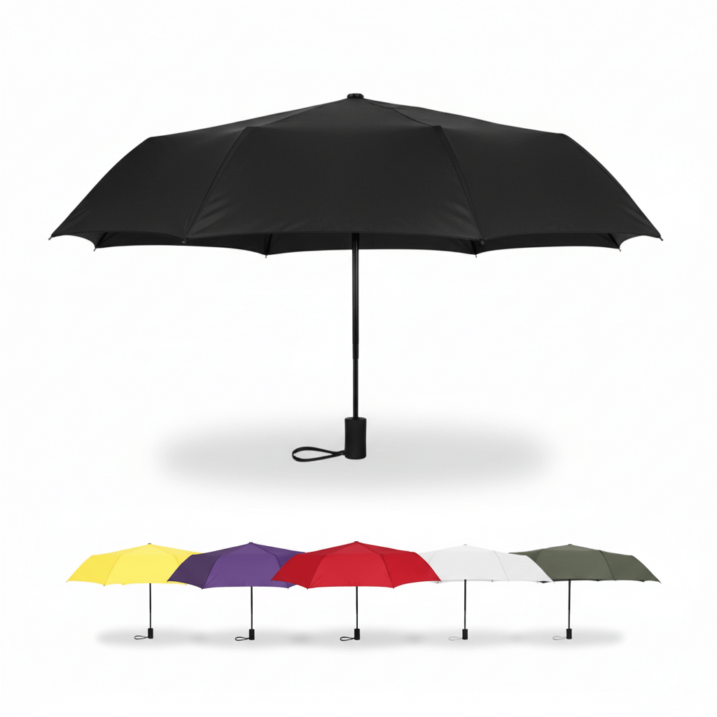 68e2da9193b84 Otomatik Katlanabilir Şemsiye | 8 Telli Dayanıklı Gövde - Görsel 1