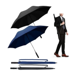 Kare Tasarım Baston Şemsiye | Omuz Askılı Kılıflı, 8 Telli Rüzgara Dayanıklı - Görsel 2