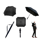 Kare Tasarım Baston Şemsiye | Omuz Askılı Kılıflı, 8 Telli Rüzgara Dayanıklı