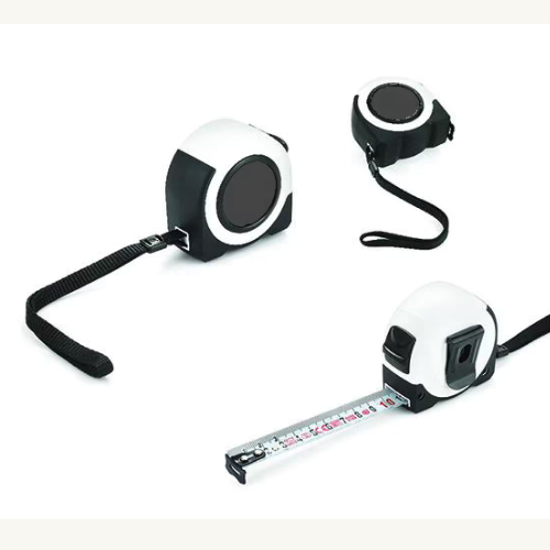 Adsız tasarım (82) Beyaz Gövdeli Şerit Metre | 3 Metre Hassas Ölçüm, Bilek Askılı - Görsel 1