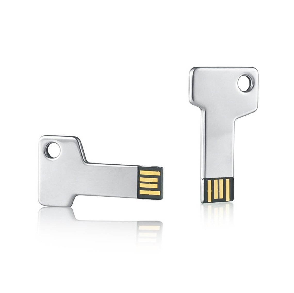 Anahtar-Usb-Bellek-AP-609 Şık Metal Anahtar USB Bellek - Görsel 1