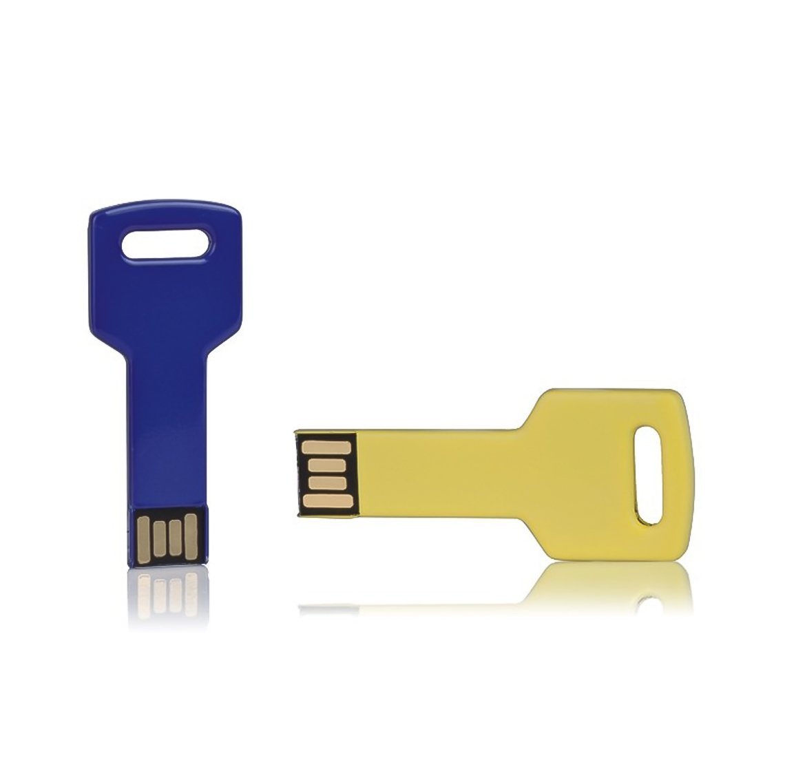 Anahtar-Usb-Bellek-AP-614 Renkli Metal Anahtar USB Bellek - Görsel 1