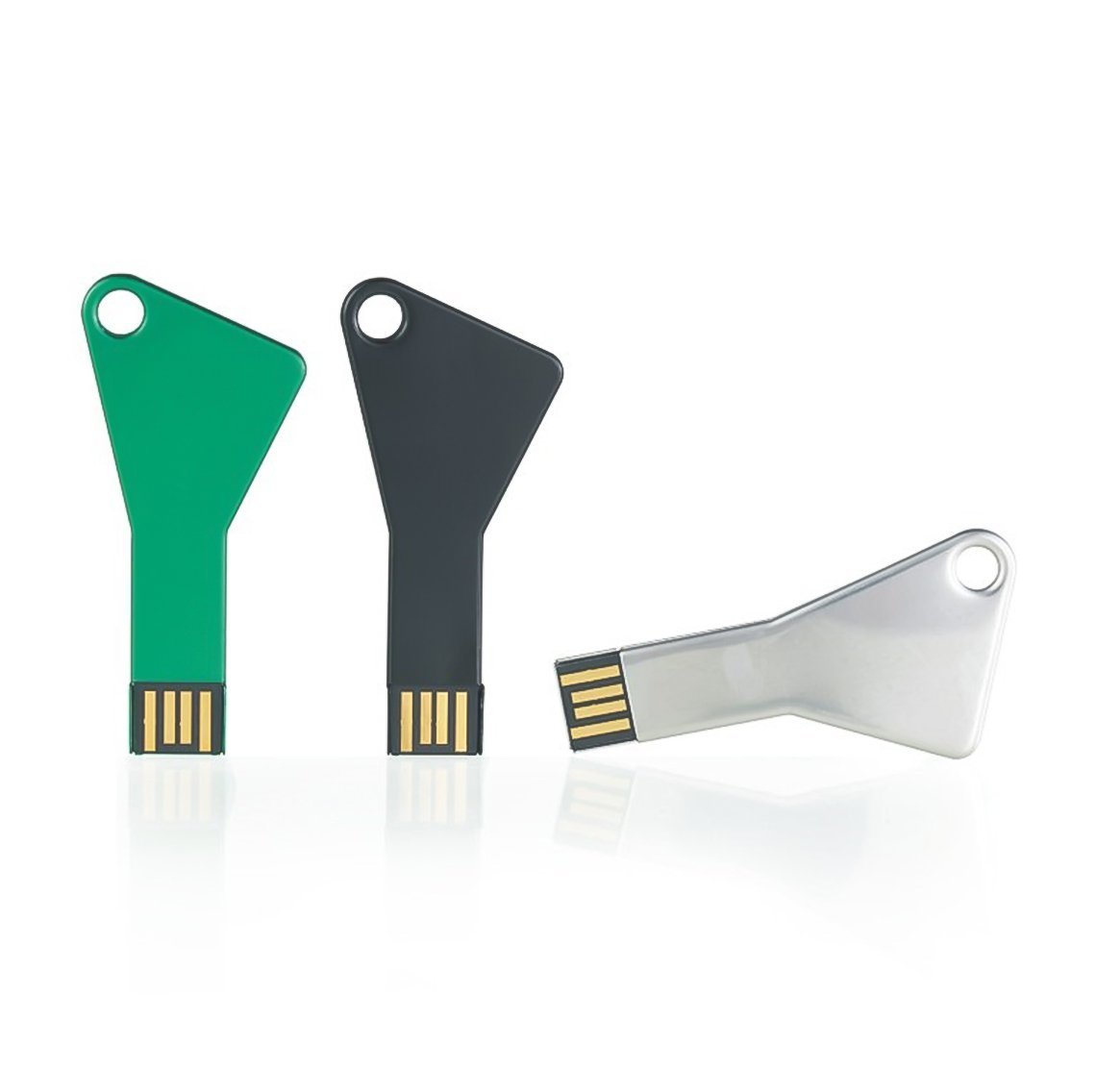 Anahtar-Usb-Bellek-AP-620 Asimetrik Kesim Metal Anahtar USB Bellek - Görsel 1