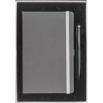 VIP Minimalist İkili Hediye Seti | Turkuaz Detaylı Termo Deri Defter ve Dokunmatik Başlıklı Metal Kalem Takımı - Görsel 3