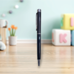 Siyah Geniş Klipsli Metal Kalem - Görsel 2