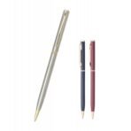 Gold Detaylı Slim Metal Kalem