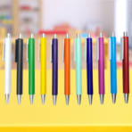 Metalik Detaylı Plastik Promosyon Tükenmez Kalem