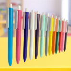 Renkli Promosyon Plastik Kalem | Kurumsal Logolu Tükenmez Kalem - Görsel 2
