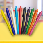 Minimalist Tasarım Plastik Promosyon Tükenmez Kalem