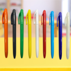 Slim Gövde Renkli Plastik Promosyon Tükenmez Kalem - Görsel 2