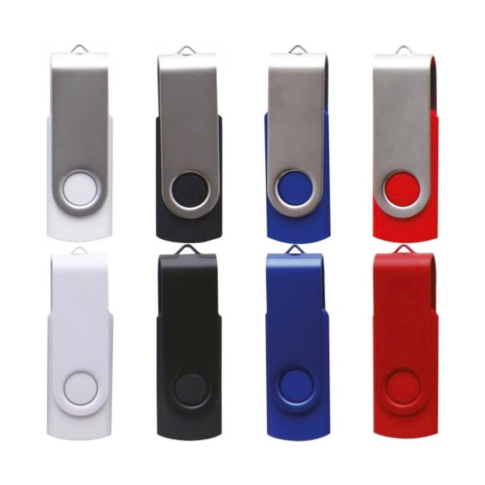 180 Metal Döner Kapaklı USB Bellek - Görsel 1