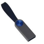 Deri Askılı Metal USB Bellek - Görsel 2